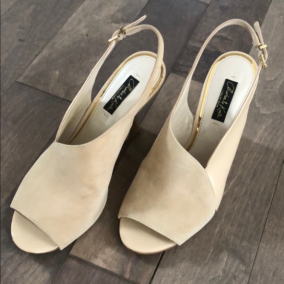 Charles & Keith open toe slingback wedge - Picture 2 of 5